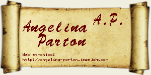 Angelina Parton vizit kartica
